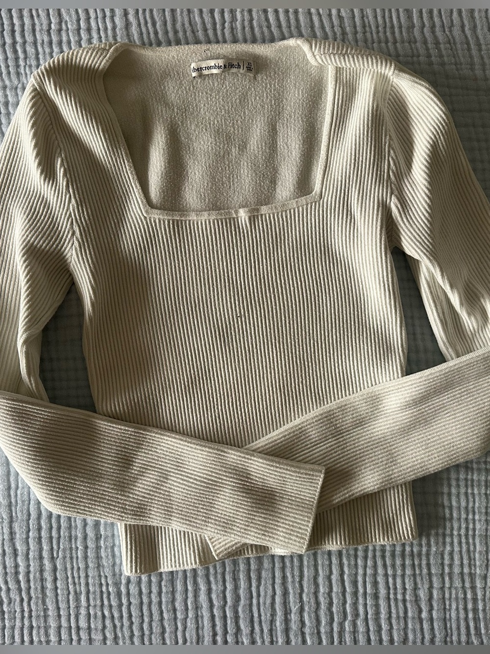 A&F square neck sweater